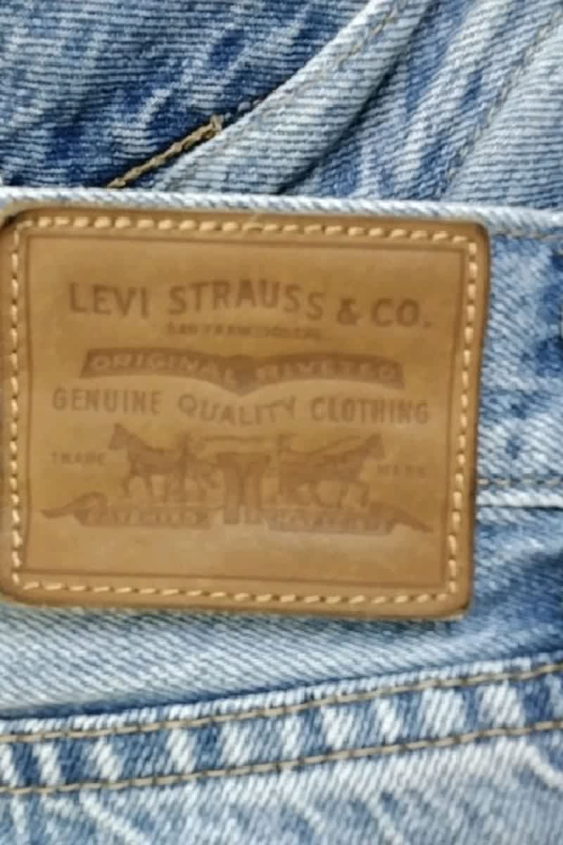Jean large Levi's  Bleu