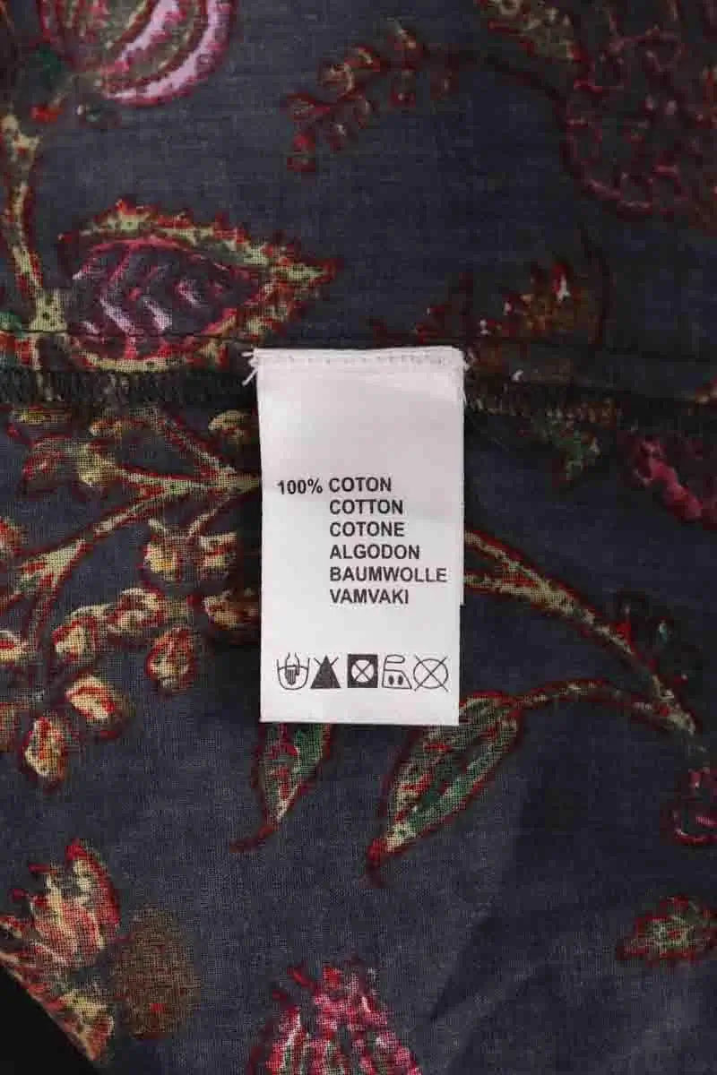Blouse Antik Batik Violet en Coton