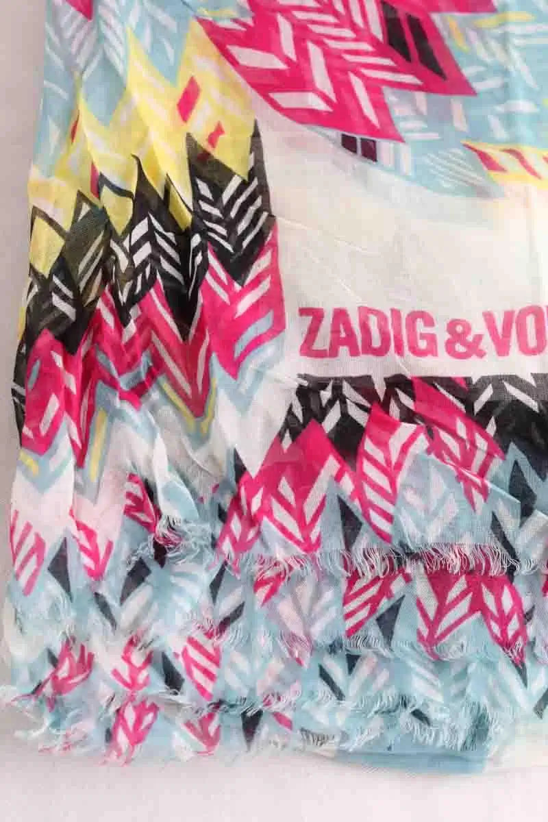 Écharpe Zadig & Voltaire Multicolore en Synthétique