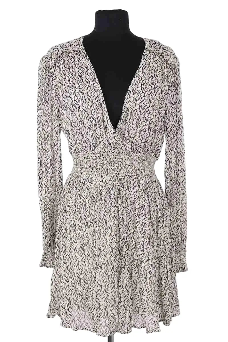 Robe Claudie Pierlot Doré en Viscose, taille S - Seconde Main