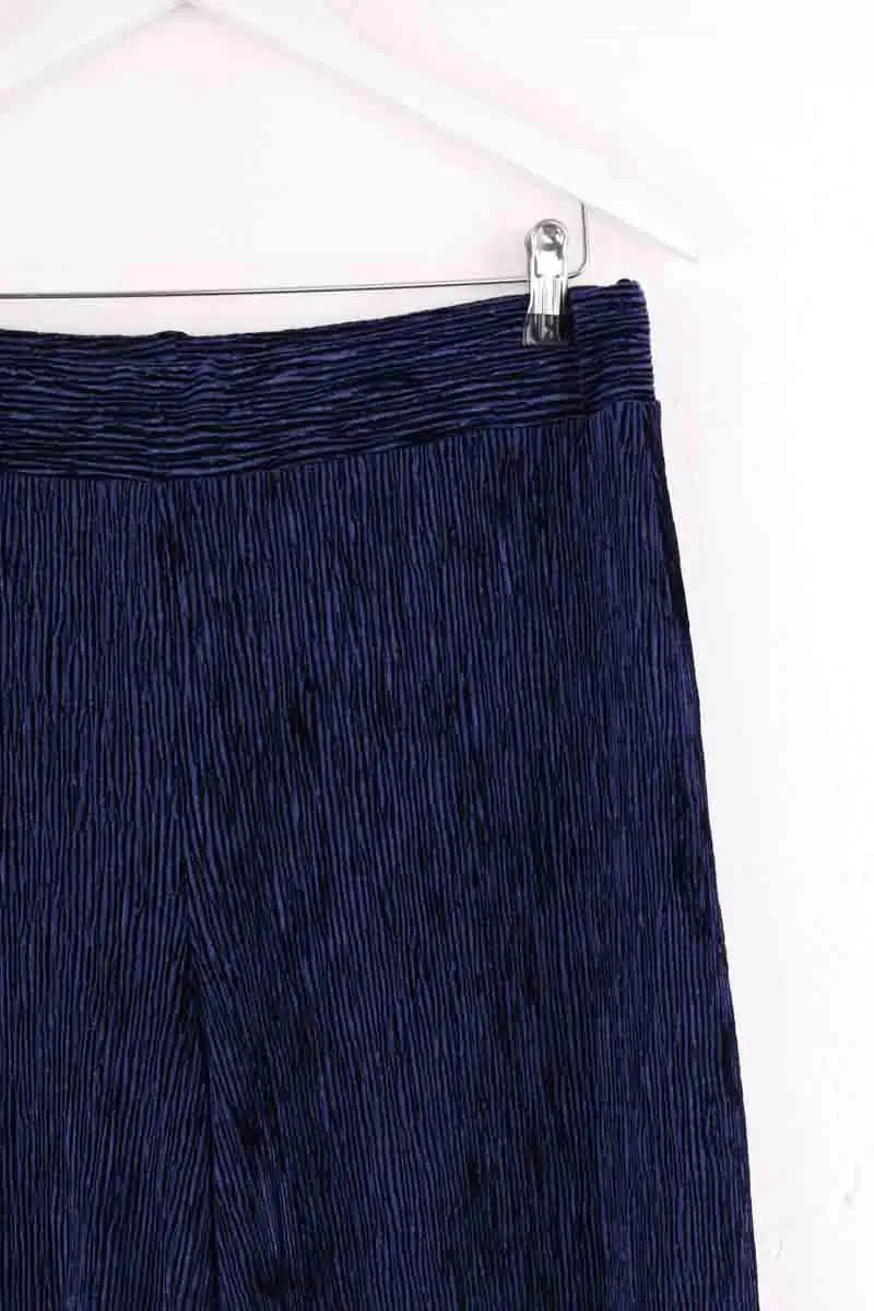 Pantalon large Balzac Bleu en Synthétique