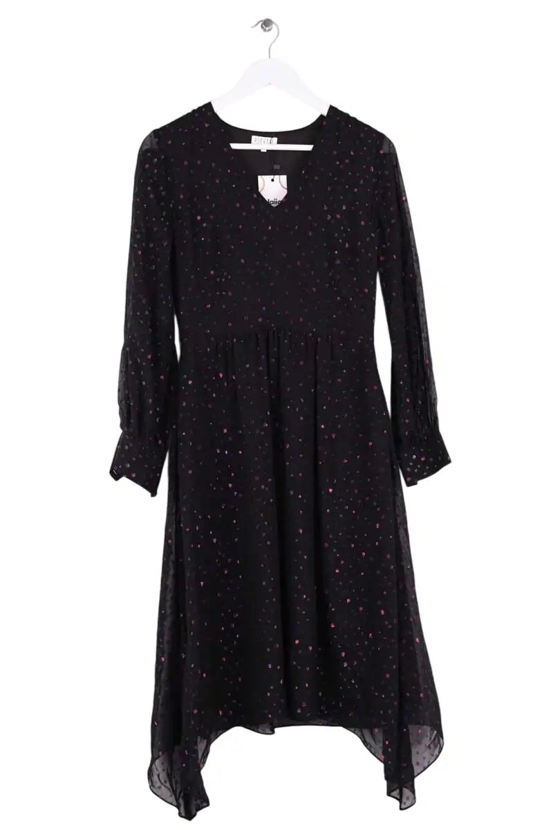 Robe Claudie Pierlot Noir en Viscose, taille S - Seconde Main