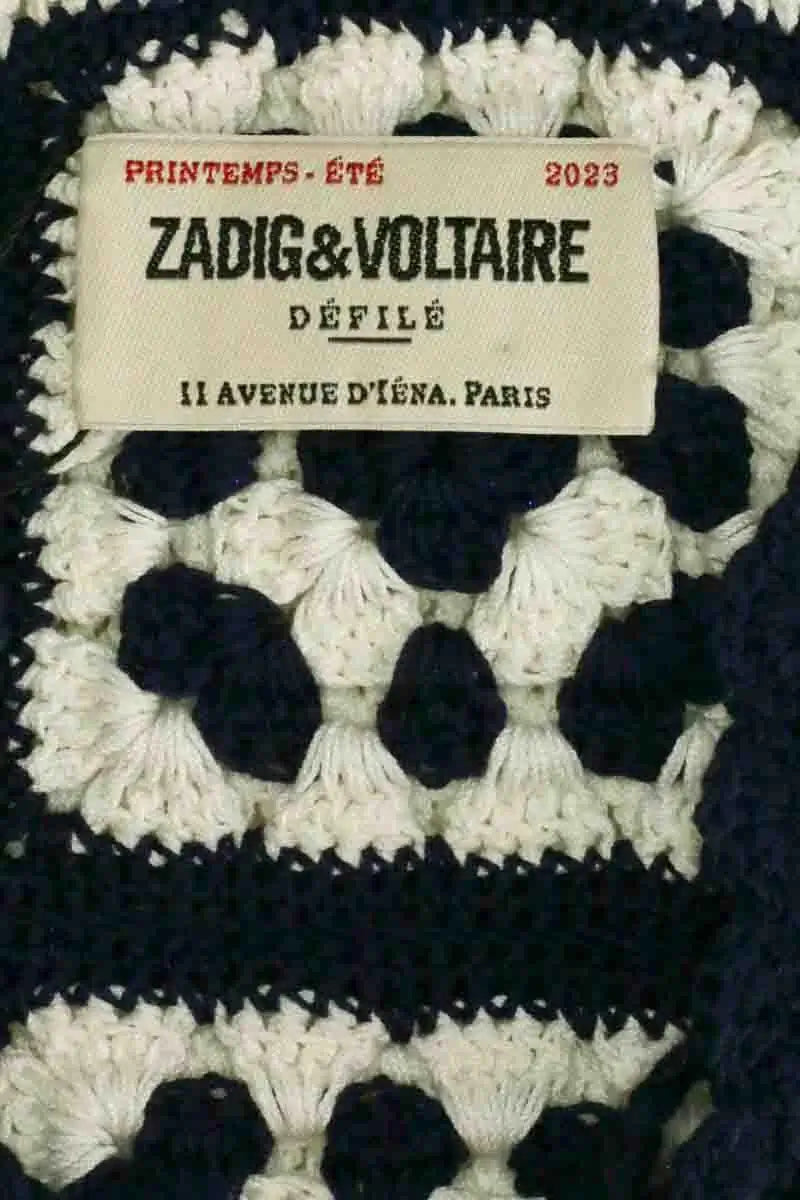 Robe Zadig & Voltaire Blanc en Coton