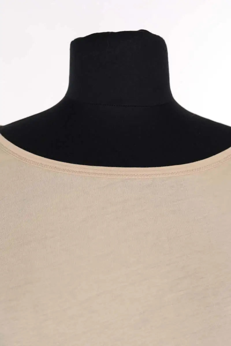 Top American Vintage Beige en Coton