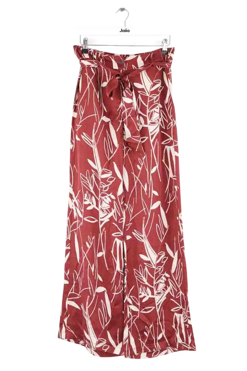 Pantalon large Diega Bordeaux en Viscose, taille XS - Seconde Main