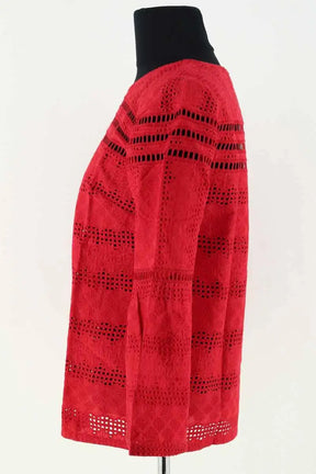 Blouse Ba&Sh Rouge en Coton