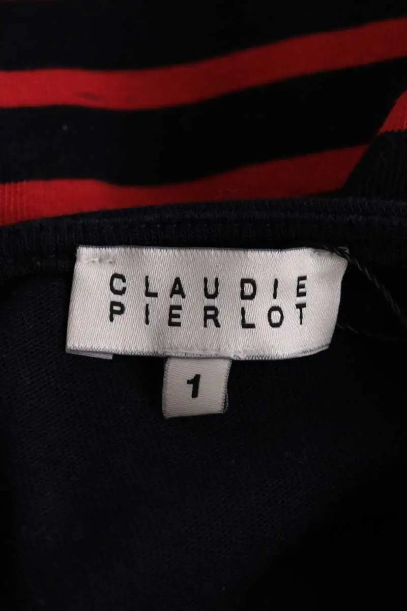 Top Claudie Pierlot Noir en Coton