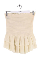 Top sans manche Isabel Marant Jaune en Soie, taille S - Seconde Main