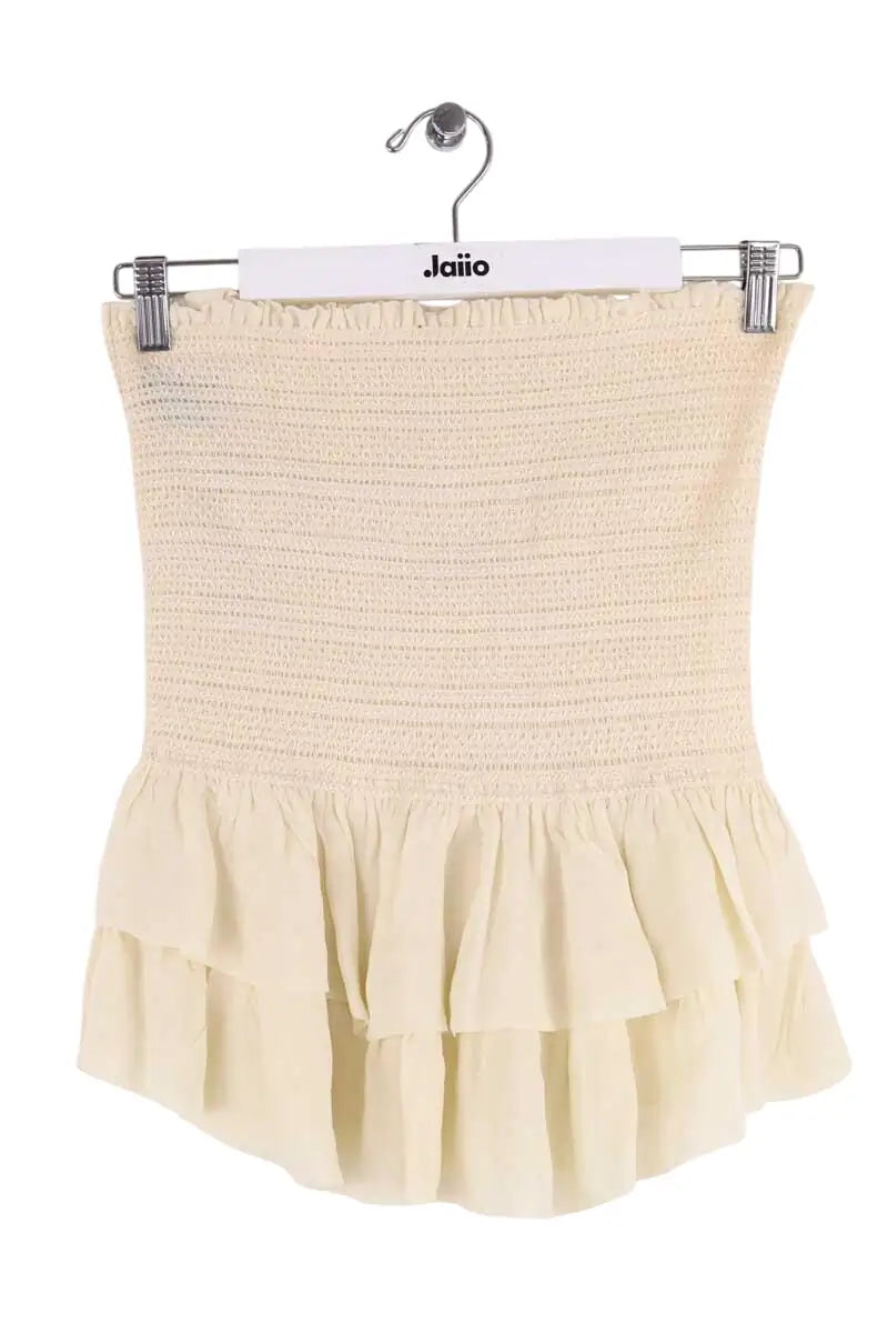 Top sans manche Isabel Marant Jaune en Soie, taille S - Seconde Main