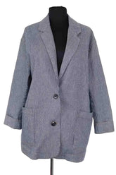 Blazer Sessun Bleu en Coton, taille M - Seconde Main
