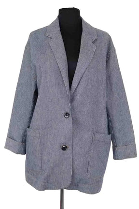 Blazer Sessun Bleu en Coton, taille M - Seconde Main