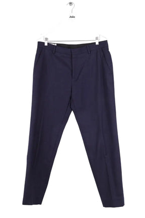 Pantalon droit Ami Bleu en Coton, taille L - Seconde Main