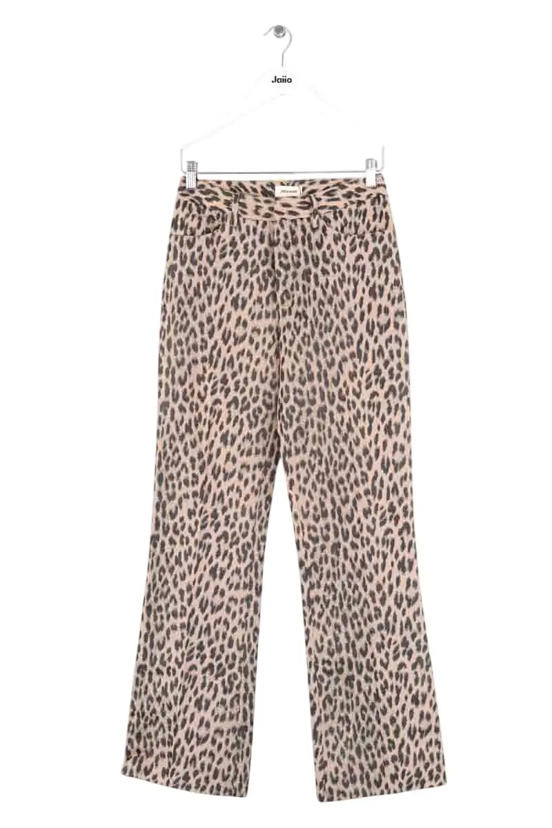 Pantalon large Zadig & Voltaire Marron en Synthétique, taille XS - Seconde Main