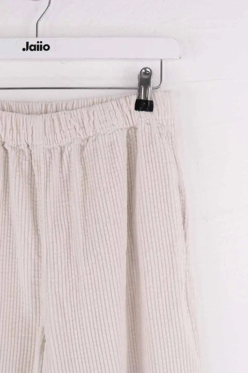 Pantalon American Vintage Beige en Coton