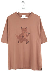 T-shirt Kitsuné  Marron