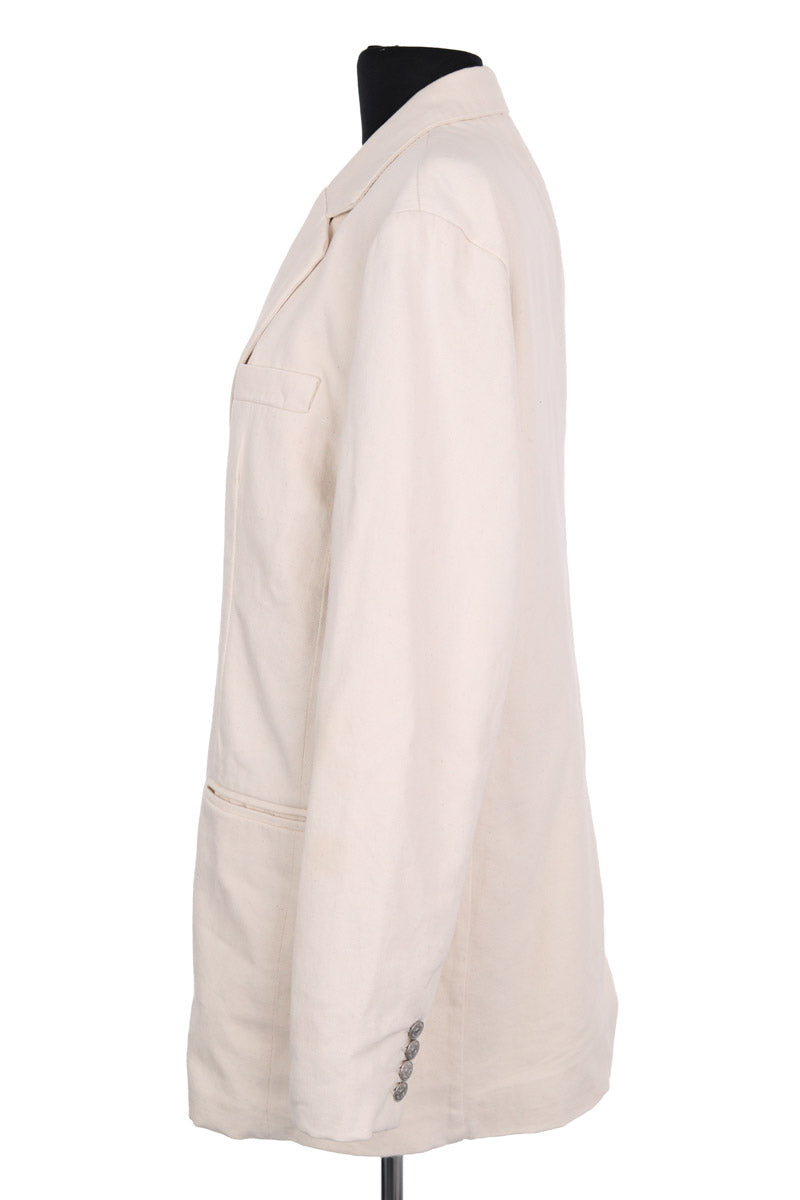 Blazer Claudie Pierlot Ecru en Coton