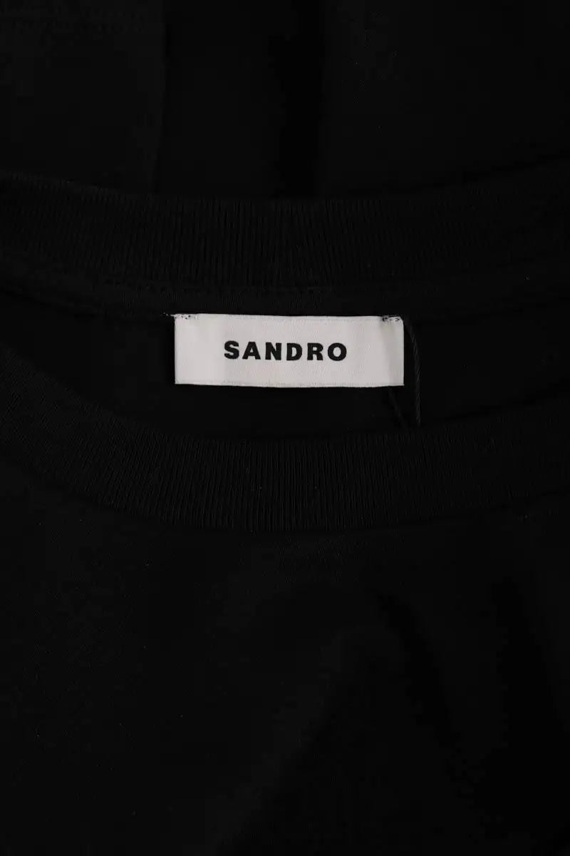 T-shirt Sandro Noir en Coton
