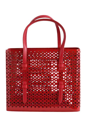 Sac porté épaule Alaïa Mina Rouge en Métal - Seconde Main
