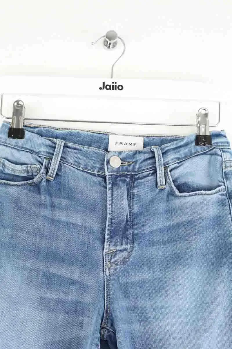 Jean slim Frame Bleu en Coton