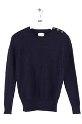 Pull Sézane Bleu en Laine, taille S - Seconde Main