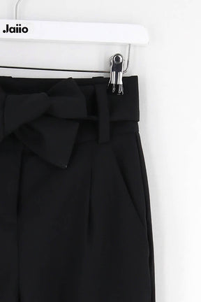 Pantalon droit Maje  Noir