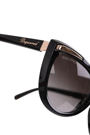 Lunettes de soleil Dsquared2 Noir en Plastique