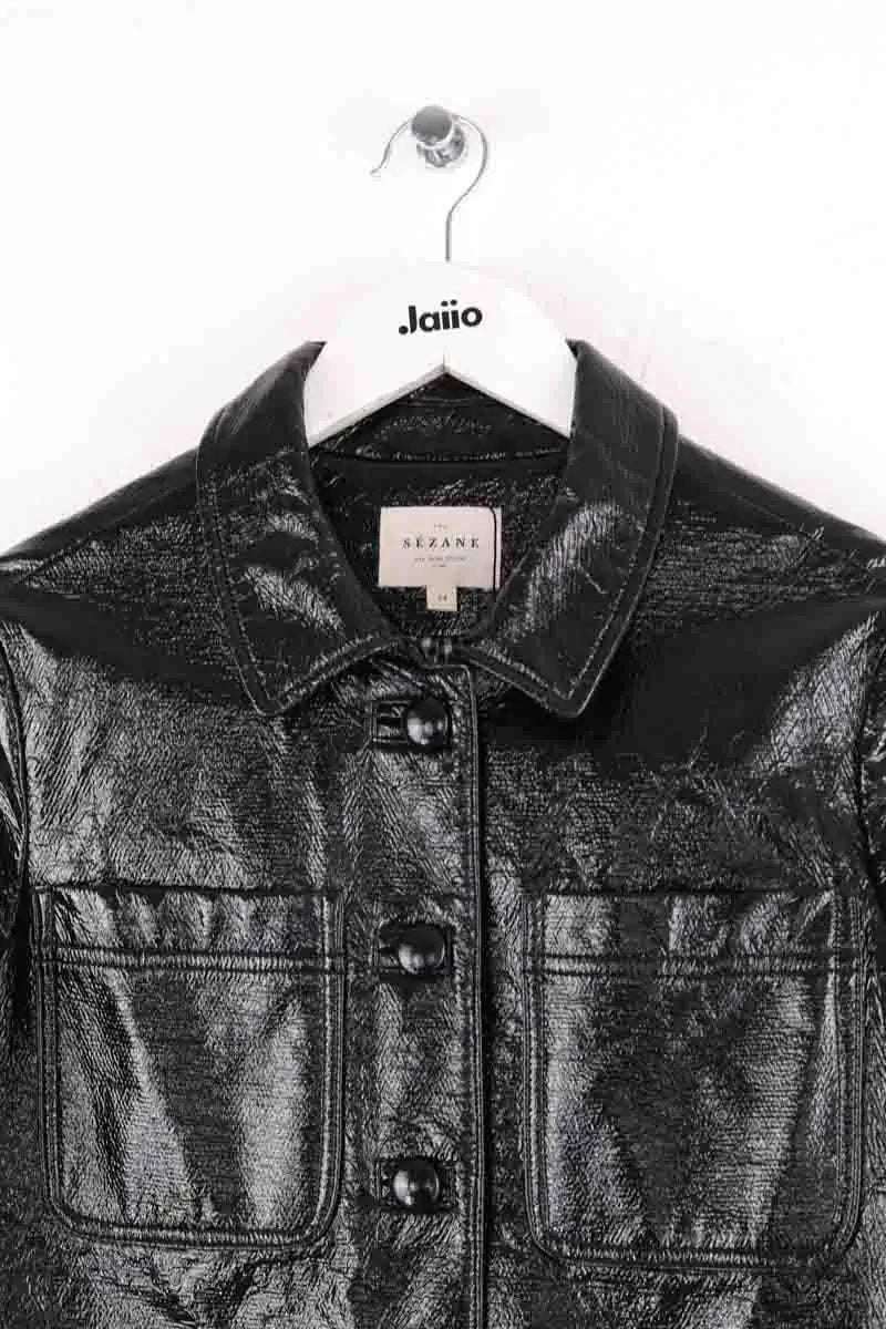 Veste Sézane Noir en Synthétique