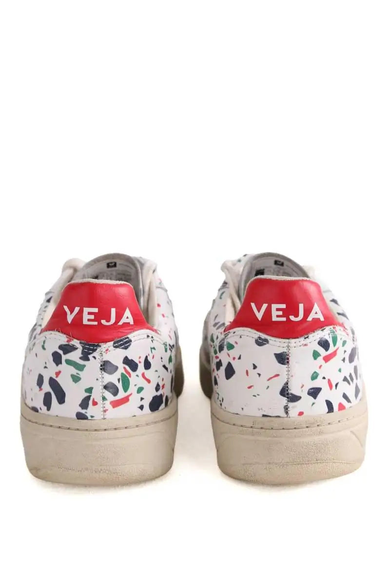 Baskets Veja Blanc en Cuir