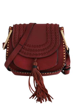 Sac à bandoulière Chloé Marcie Bordeaux en Cuir - Seconde Main