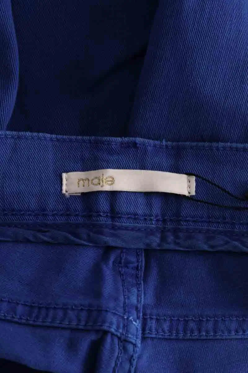 Jean slim Maje Bleu en Coton