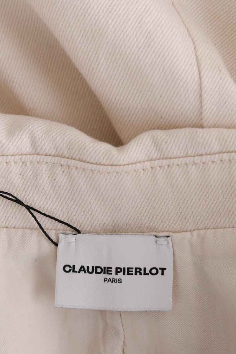 Blazer Claudie Pierlot Ecru en Coton