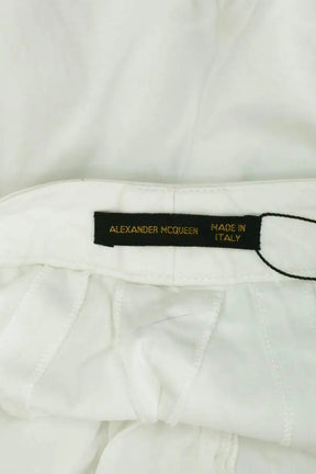 Pantalon Alexander McQueen Blanc en Coton