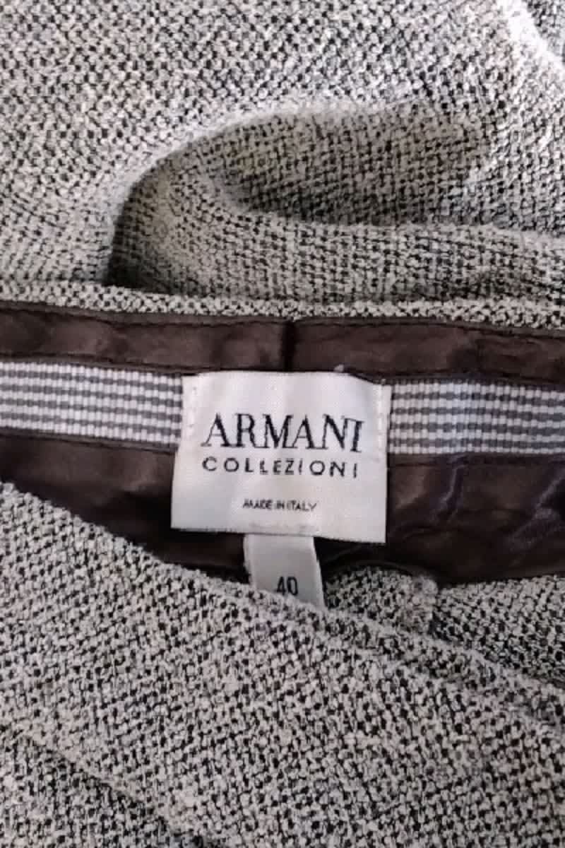 Pantalon droit Armani  Gris