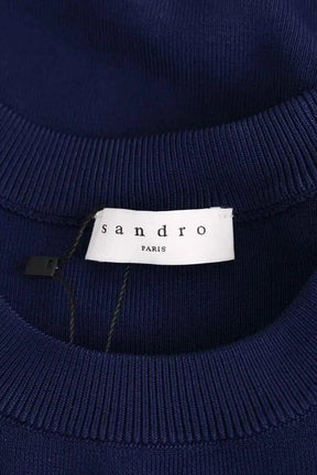 Pull Sandro Bleu en Synthétique