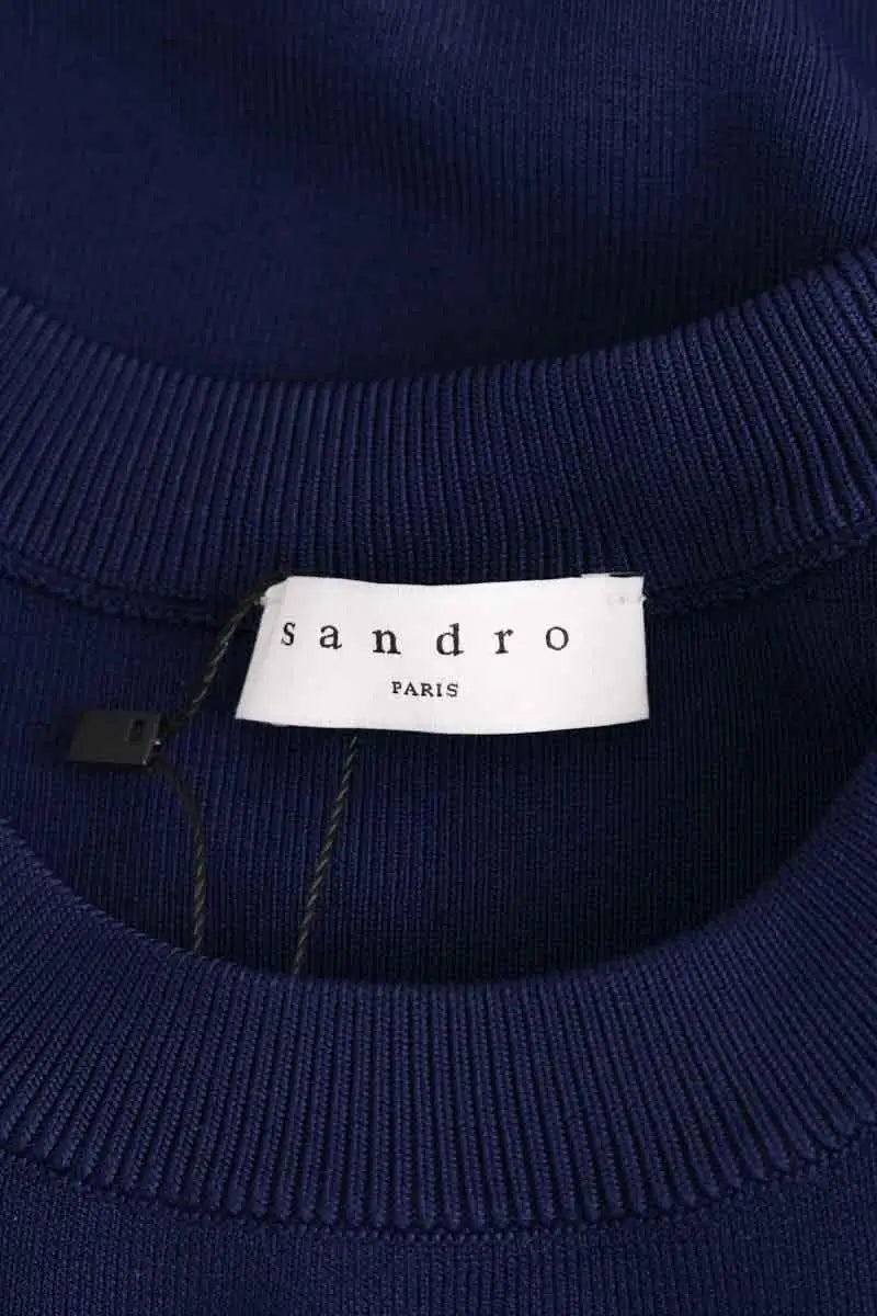 Pull Sandro Bleu en Synthétique