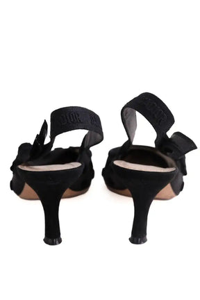 Talons Dior J'adior Noir en Tissu