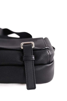 Sacoche Loewe Messager militaire XS Noir en Cuir