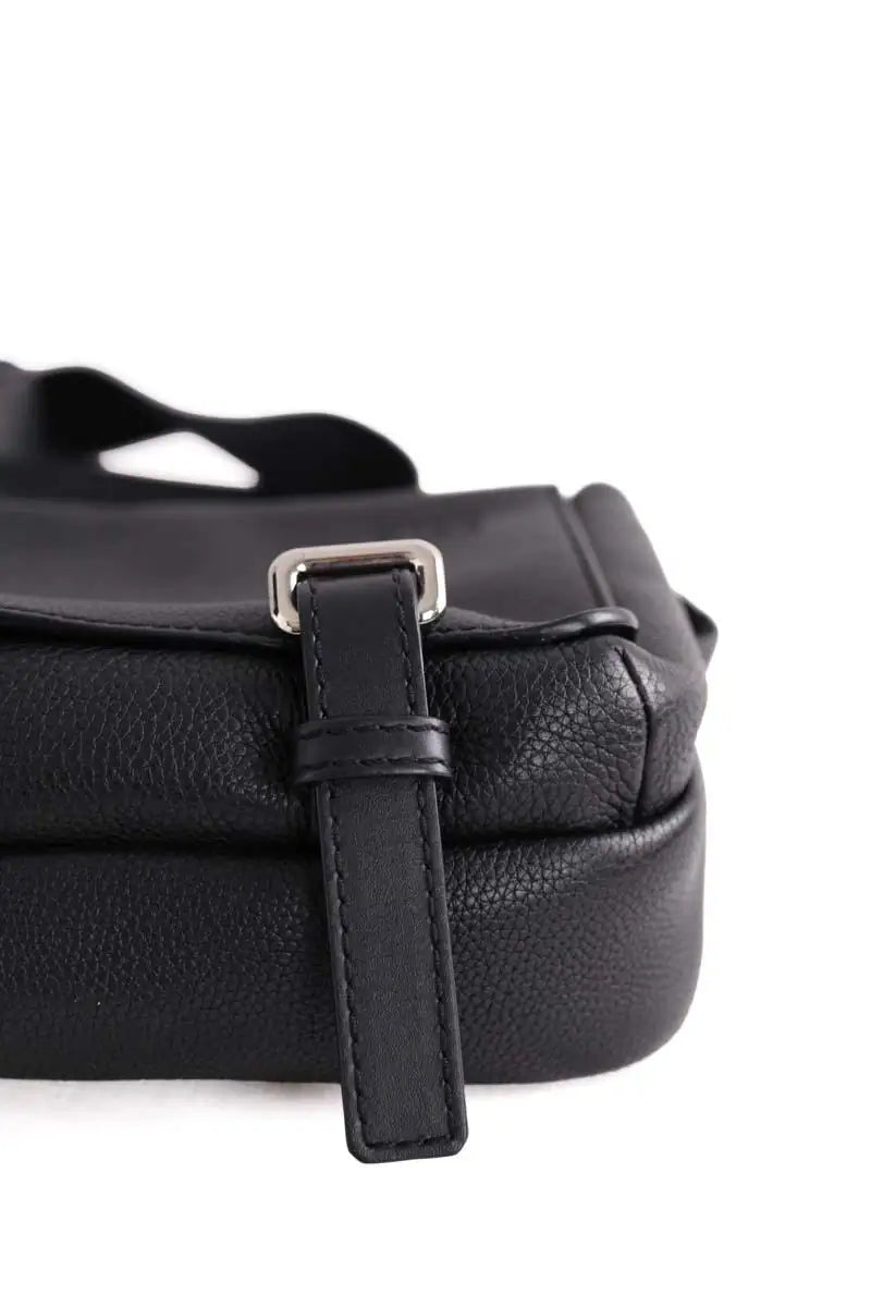 Sacoche Loewe Messager militaire XS Noir en Cuir