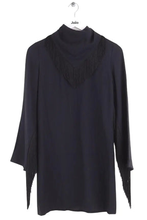 Robe à franges  Vanessa Seward Noir en Synthétique, taille XS - Seconde Main