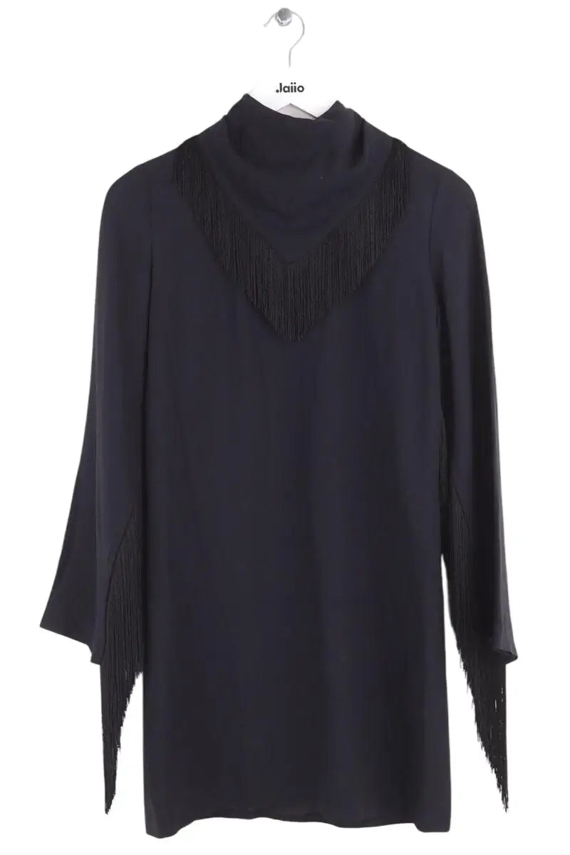Robe à franges  Vanessa Seward Noir en Synthétique, taille XS - Seconde Main