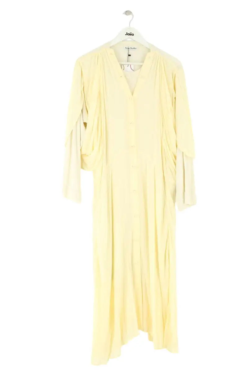 Robe Acne Studios Jaune en Viscose, taille L - Seconde Main
