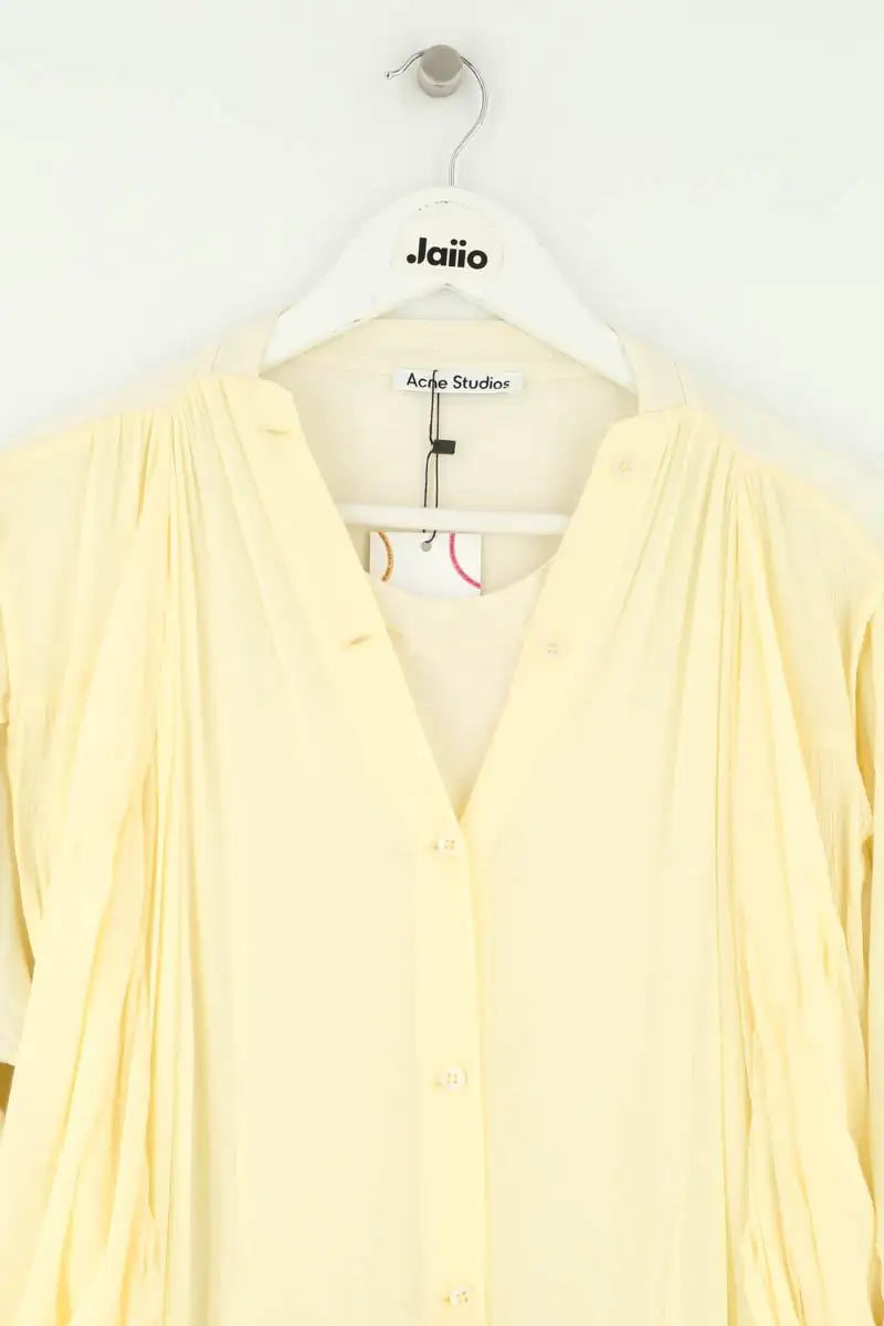 Robe Acne Studios Jaune en Viscose