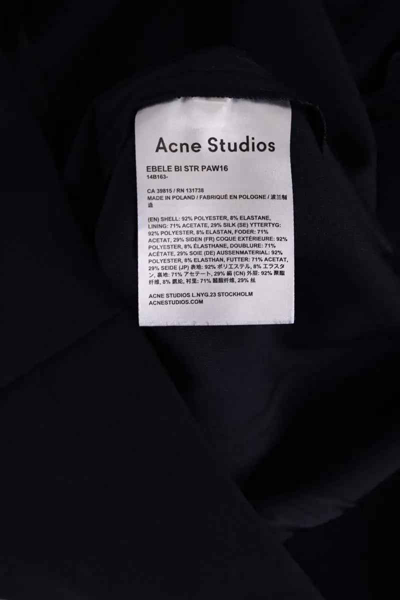 Robe Acne Studios Marine en Synthétique