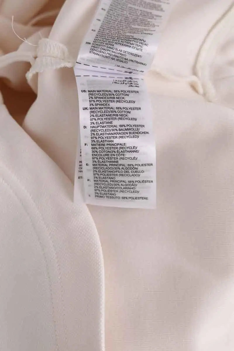 Robe Adidas Ecru en Synthétique