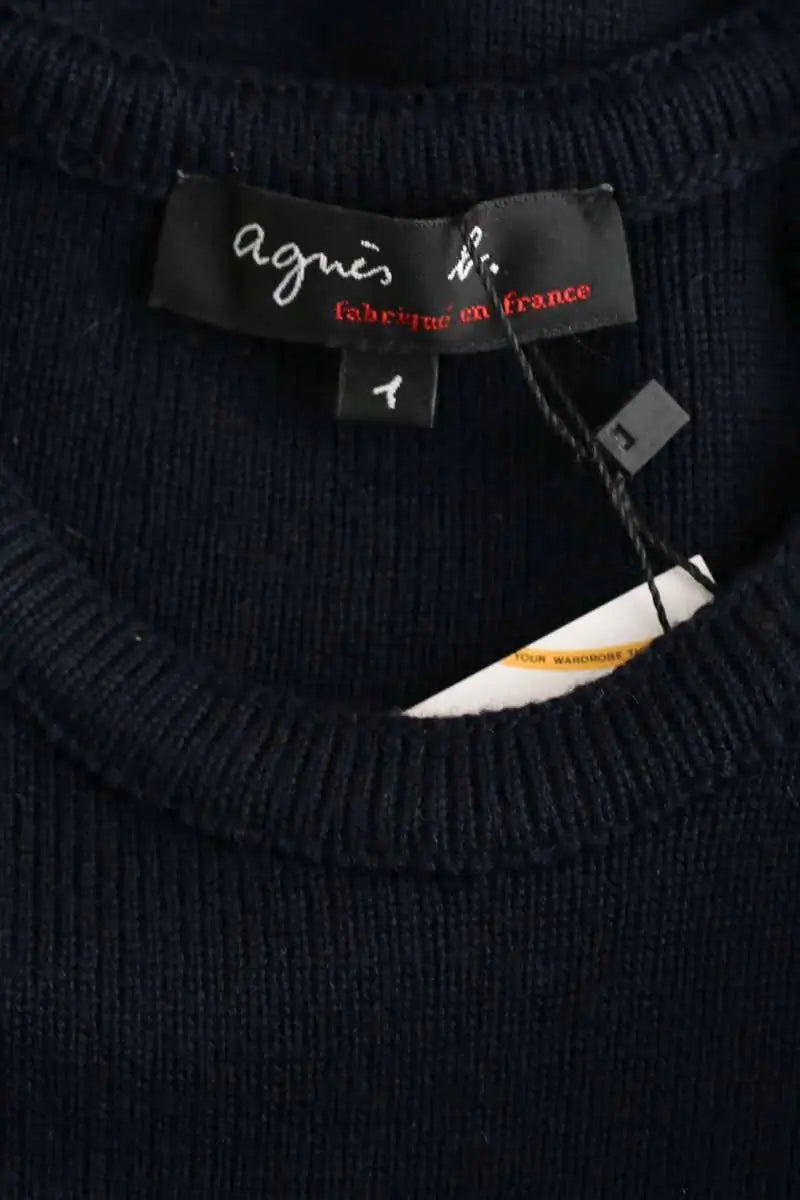 Robe Agnès B. Bleu en Laine