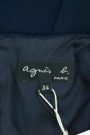 Robe Agnès B. Marine en Synthétique