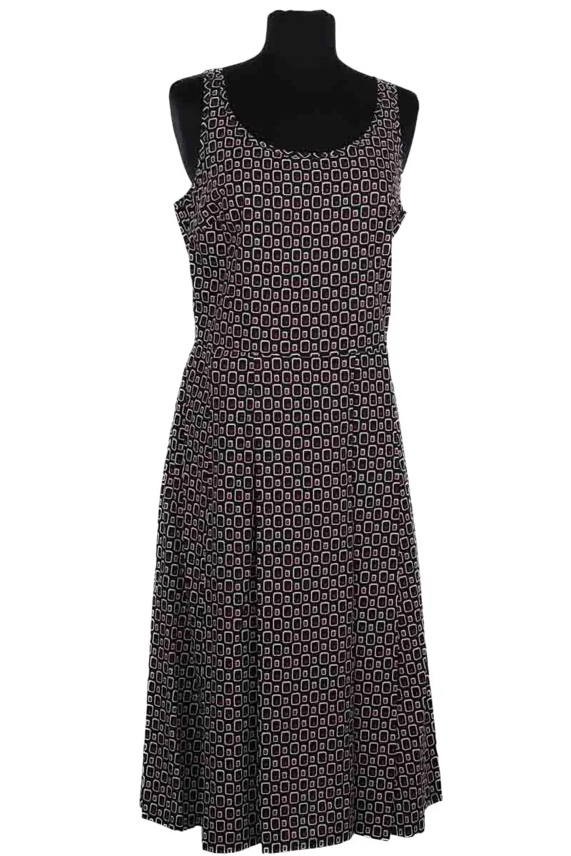 Robe Agnès B. Noir en Coton, taille L - Seconde Main