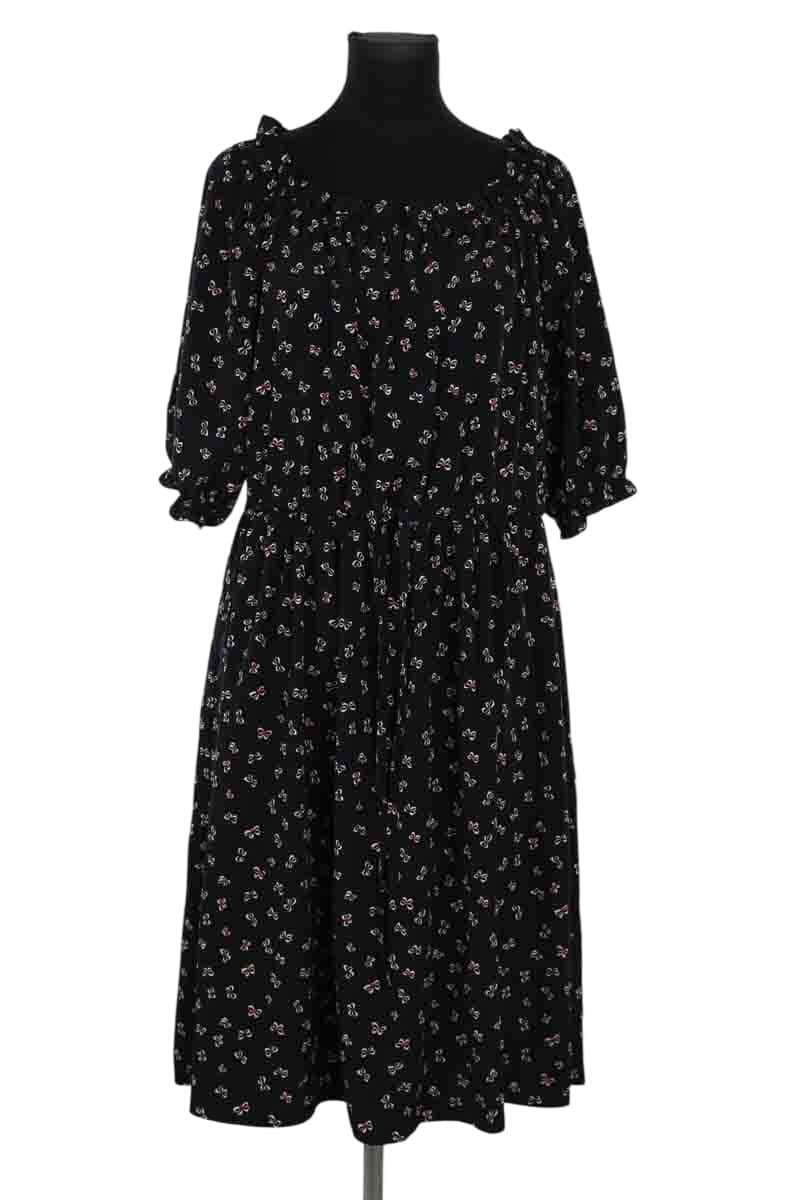 Robe Agnès B. Noir en Polyester, taille L - Seconde Main