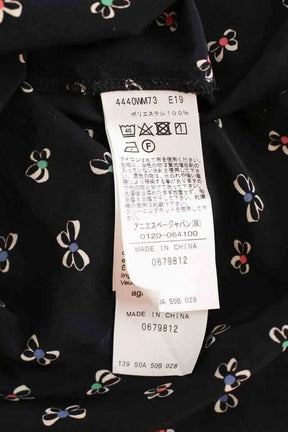 Robe Agnès B. Noir en Polyester