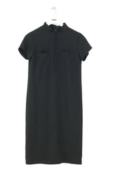 Robe Agnès B. Noir en Synthétique, taille S - Seconde Main